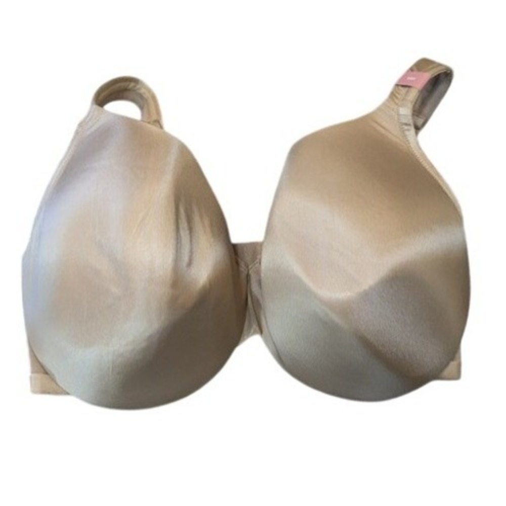 Cacique 38F Beige Nude Lightly Lined Full Coverage T-Shirt Bra Underwire New
